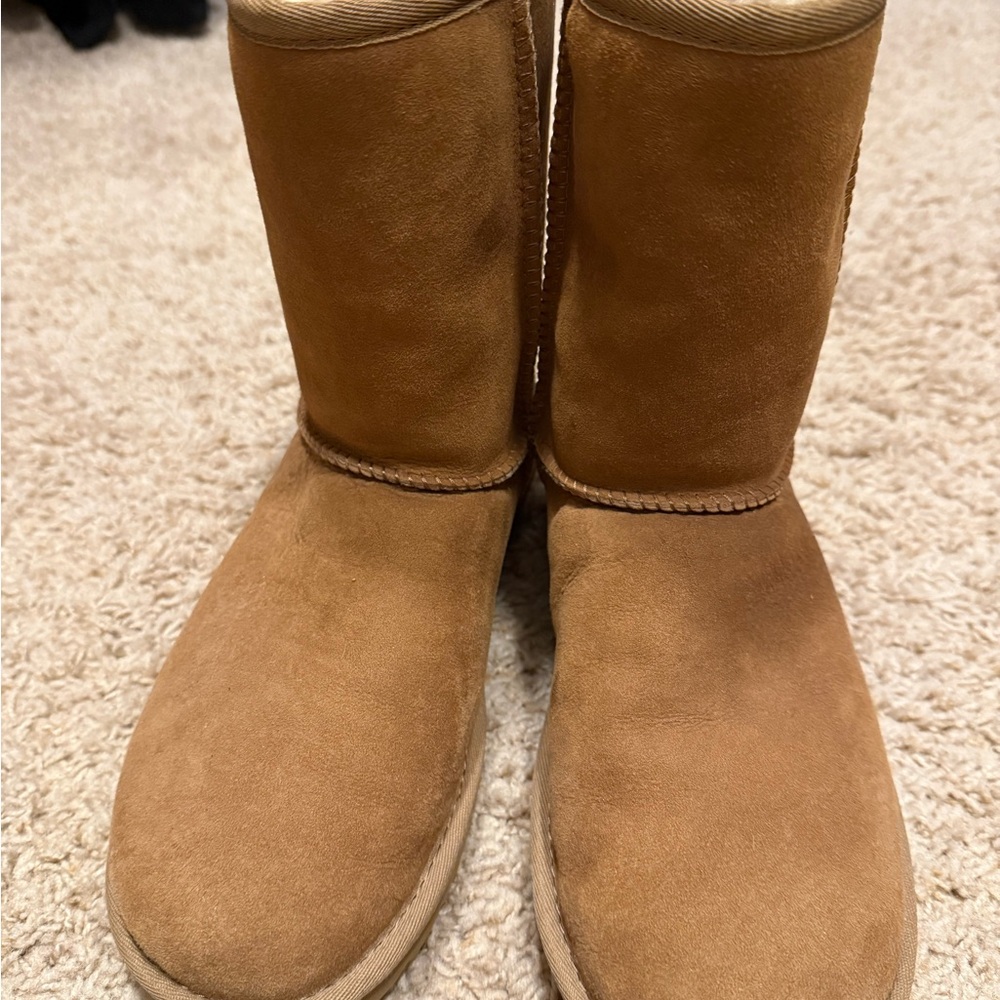 UGG Cream Shearling Lined Boots